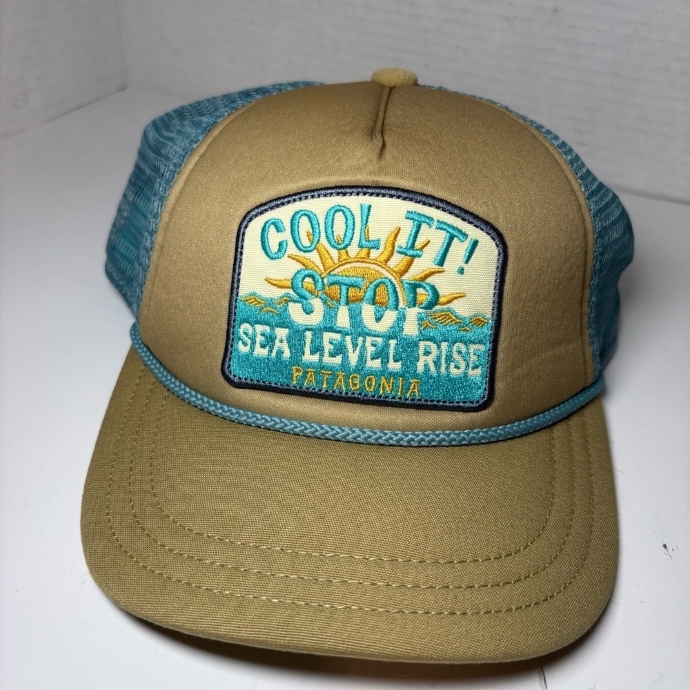 Patagonia Trucker Hat Mesh Activism Stop Sea Level Rise Unisex